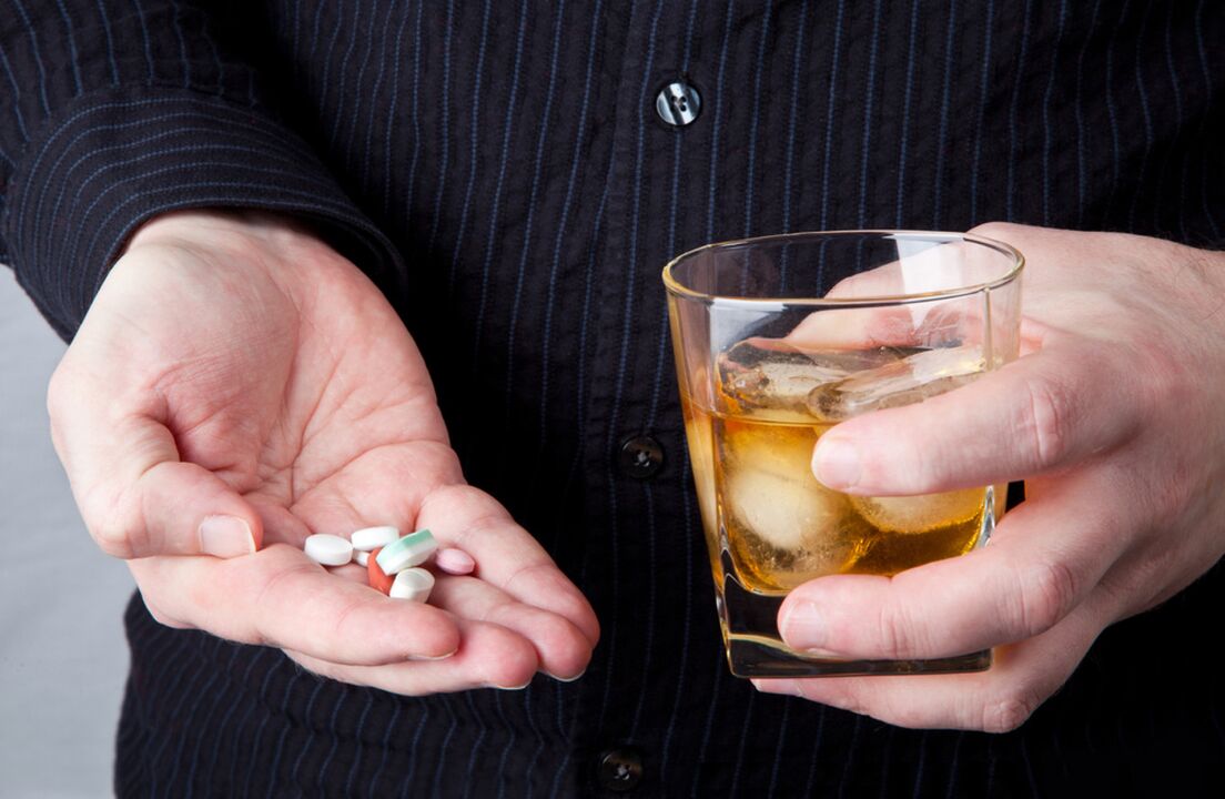 saderība ar antibiotikām un alkoholu