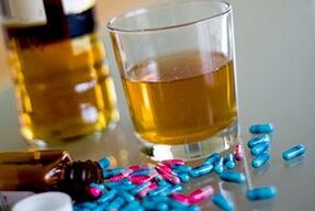 alkohola un antibiotiku lietošana
